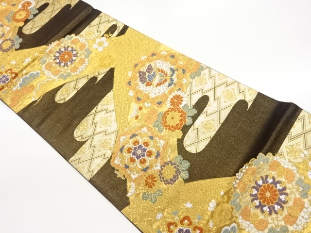 JAPANESE FUKURO OBI / WOVEN BUTTERFLY